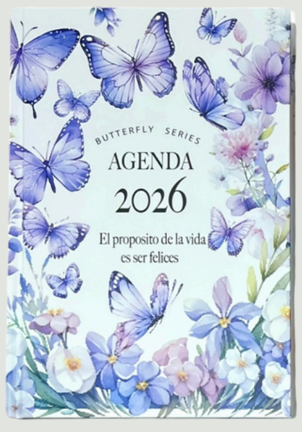 Agenda Dec. Mariposas A5