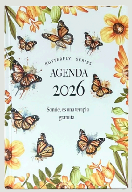 Agenda Dec. Mariposas A5