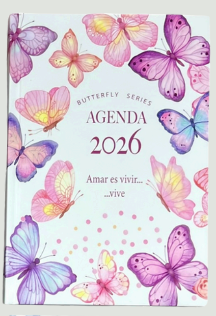 Agenda Dec. Mariposas A5