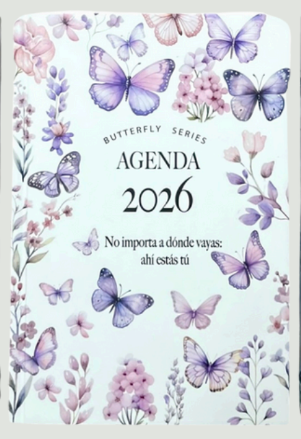 Agenda Dec. Mariposas A5