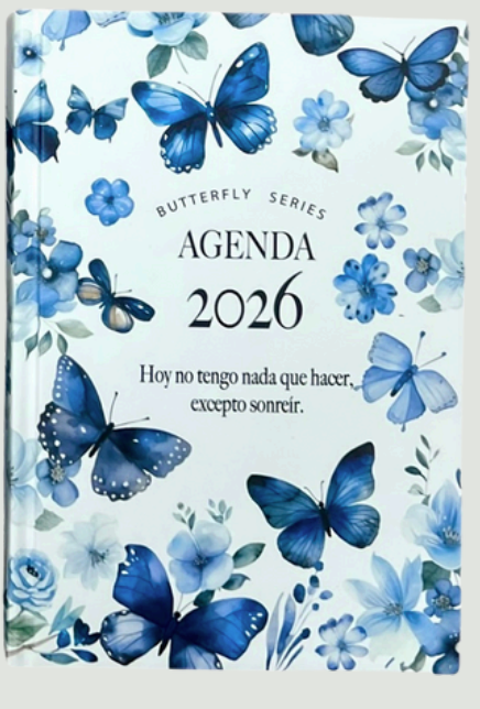 Agenda Dec. Mariposas A5