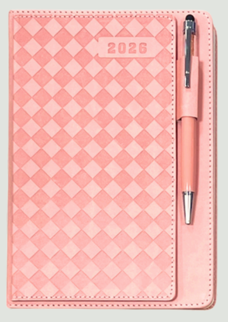 Agenda de Rombos C/Pluma A5