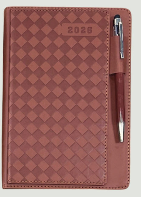 Agenda de Rombos C/Pluma A5