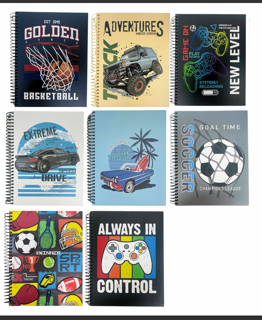 Libreta profesional 100 H. P/D Esp. Plástico