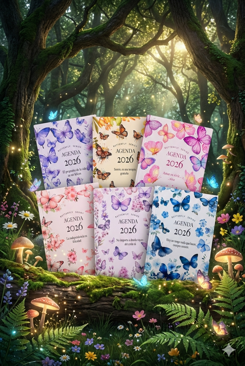 Agenda Dec. Mariposas A5
