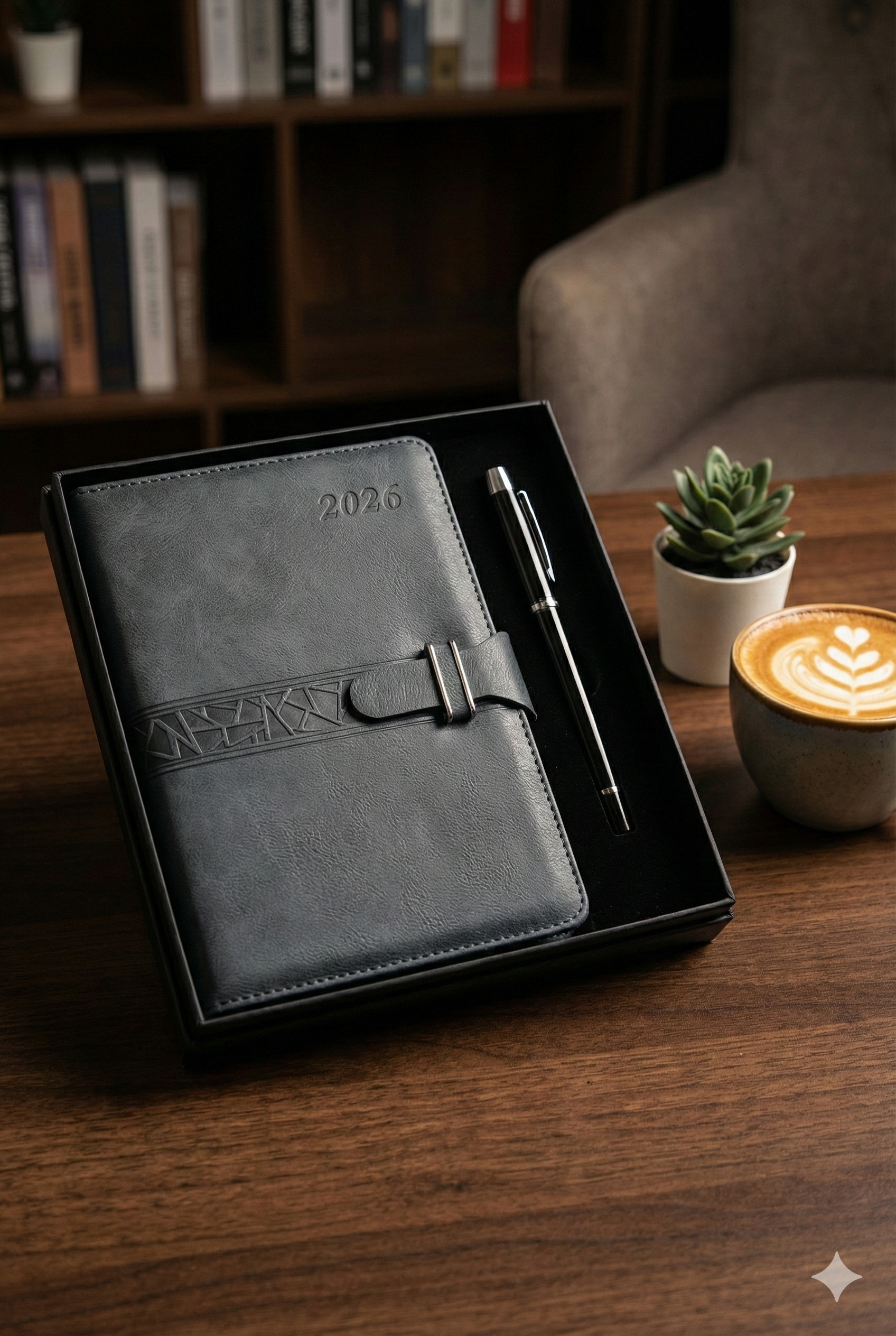 Agenda Diaria C/ Caja y Pluma A5