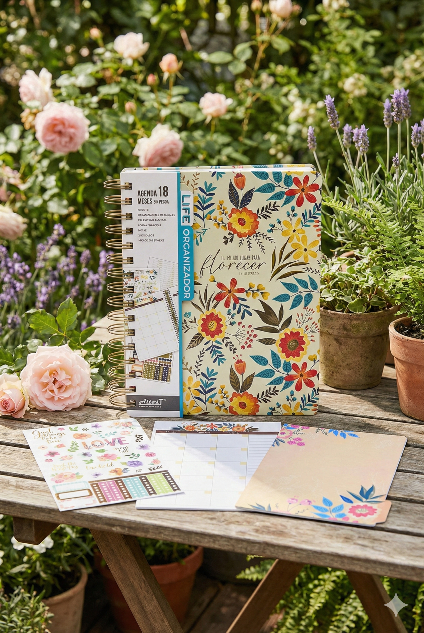 Agenda Perpetua de 18 meses G. C/Espiral