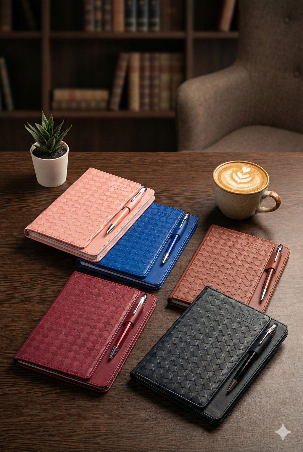 Agenda de Rombos C/Pluma A5